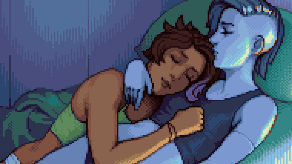 A Horny Cyberpunk Dating Sim About (And By) Trans Folks