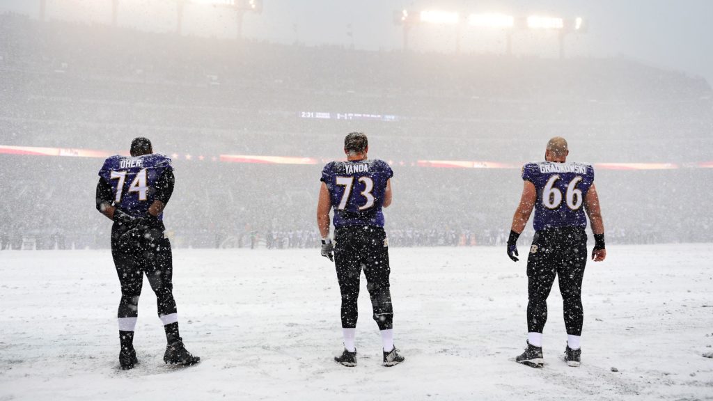 Images from NFL weather games thru the years